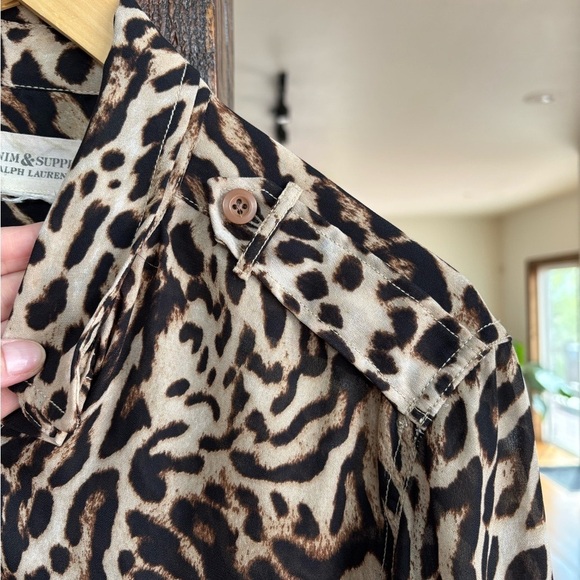RALPH LAUREN Denim & Supply Leopard Print Top - Picture 7 of 10